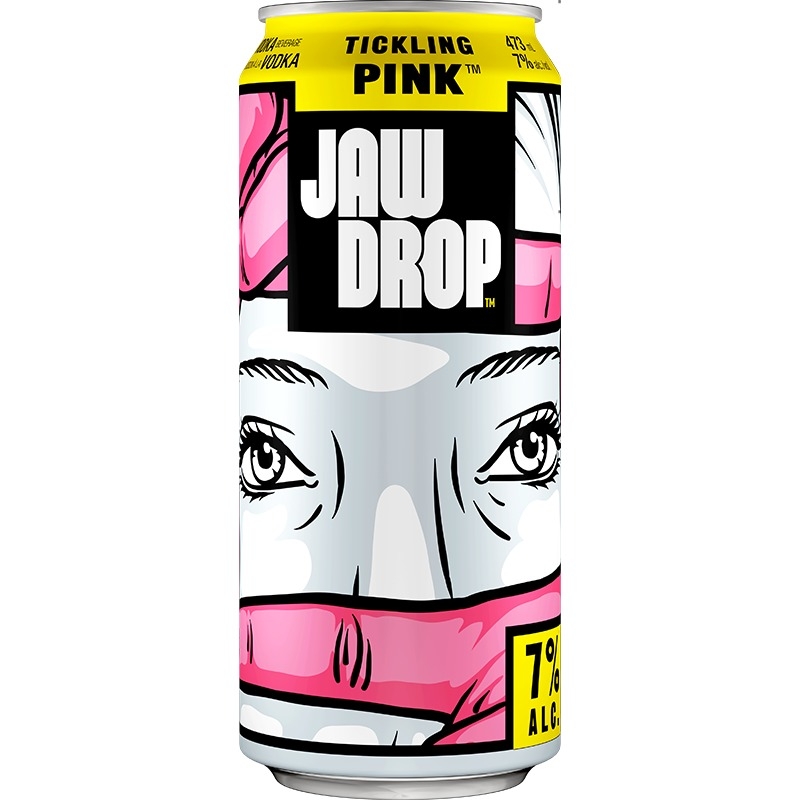 Jaw Drop Tickling Pink Tall Cans